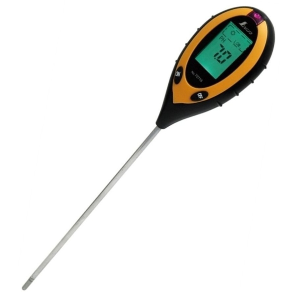 シンワ測定 デジタル土壌酸度計A 照度測定機能付き 72716