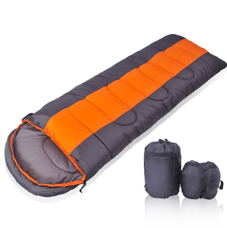 YOTECE 寝袋 シュラフ 封筒型 軽量 コンパクト収納 最低使用温度0度 収納袋付き