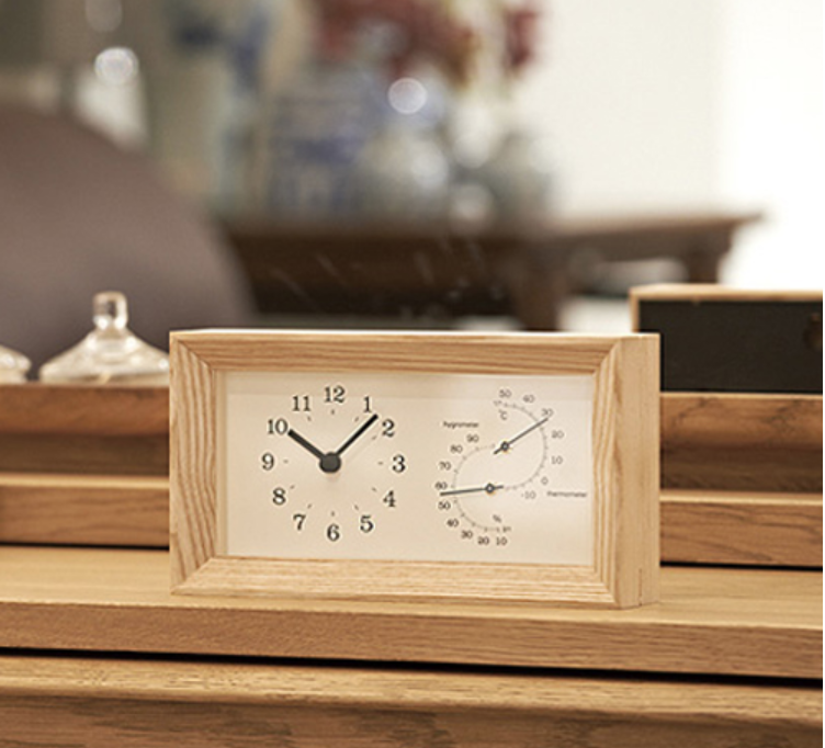 Lemnos レムノス Frame フレーム 温湿度計付き 置き時計の通販 レビュー 価格比較 通販比較サイトeny