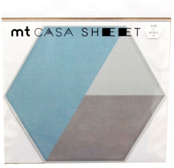 カモ井加工紙 mt CASA SHEET 六角形 3枚入り MT03WSH002