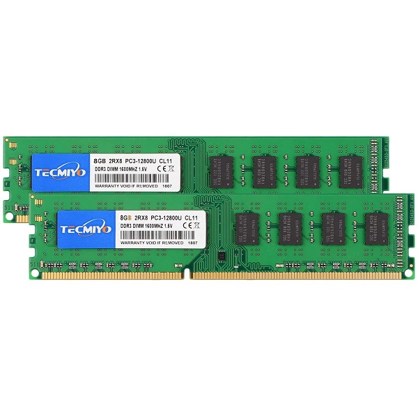 テクミヨ デスクトップPC用 メモリPC3-12800 DDR3 1600の通販・レビュー・価格比較｜通販比較サイトeny