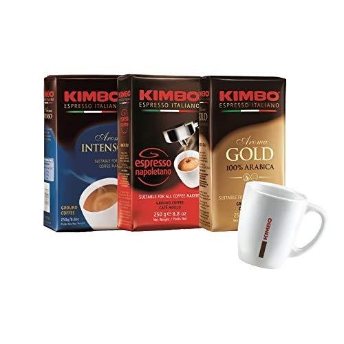 KIMBO コーヒー粉 エスプレッソ イタリア 飲み比べセット